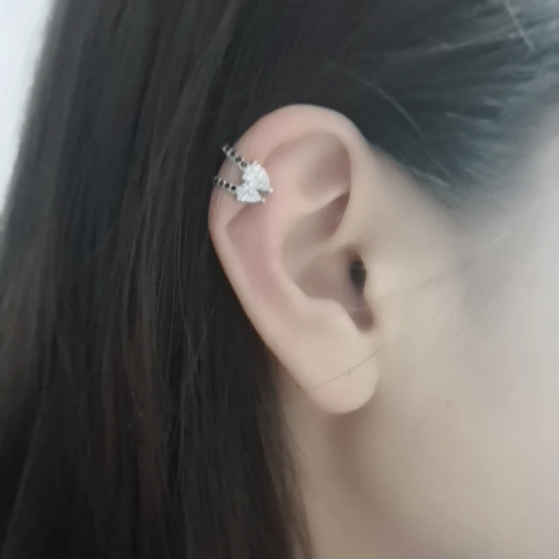 Серьги гвоздики женские из серебра 925 пробы с черной шпинелью|Серьги-гвоздики| |