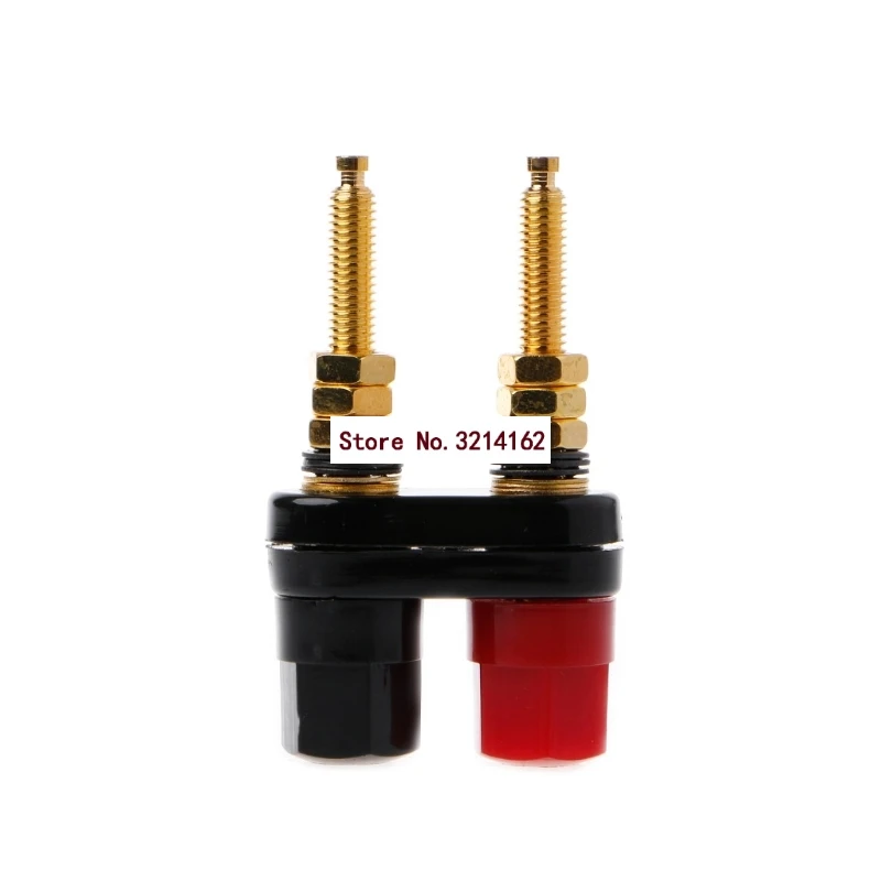 

Gold Plated Banana Plug Connector Speaker Amplifier Extended Terminal Binding Post 07NOV