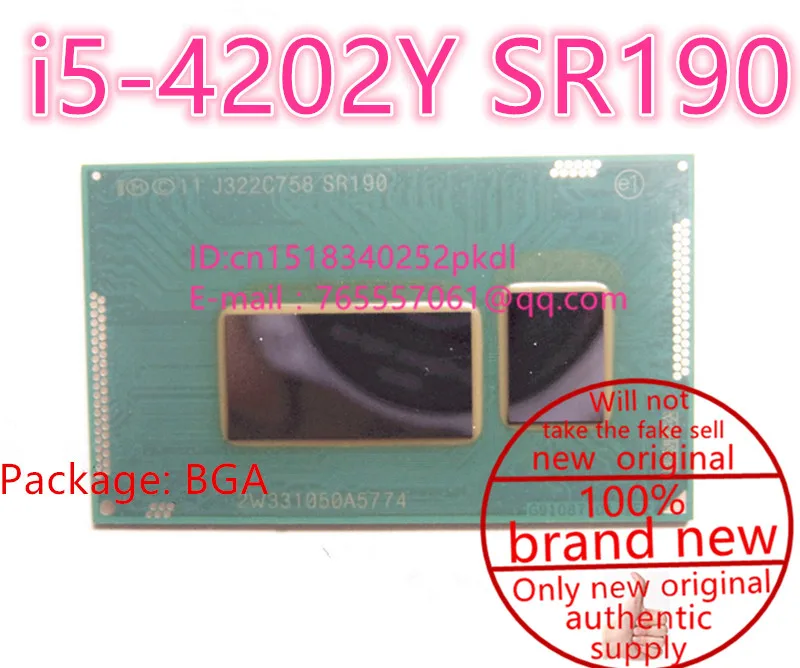 

100% New  CPU i5-4202Y SR190  BGA Chipset