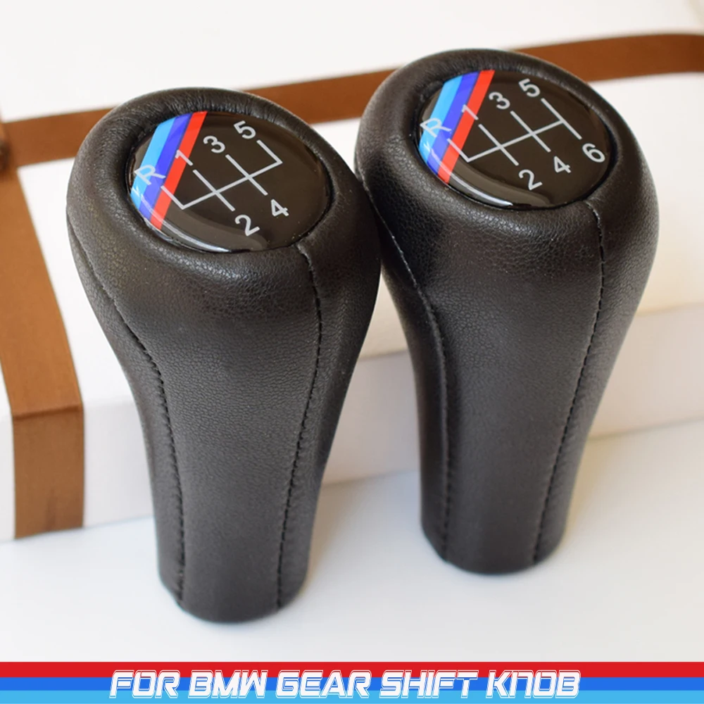 

5/6 Speed Gear Stick Shift Knob With Color /// Logo For BMW 1 3 5 6 7 Series E90 E91 E92 E93 E30 E36 E46 Z4 E85 E86 X5 E53 X6 Z5
