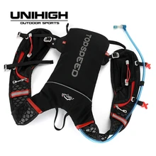 Профессиональный 5L марафонский рюкзак, светоотражающая легкая сумка для бега, сумка для бега, велоспорта, с 2L гидратация, спортивная сумка для улицы