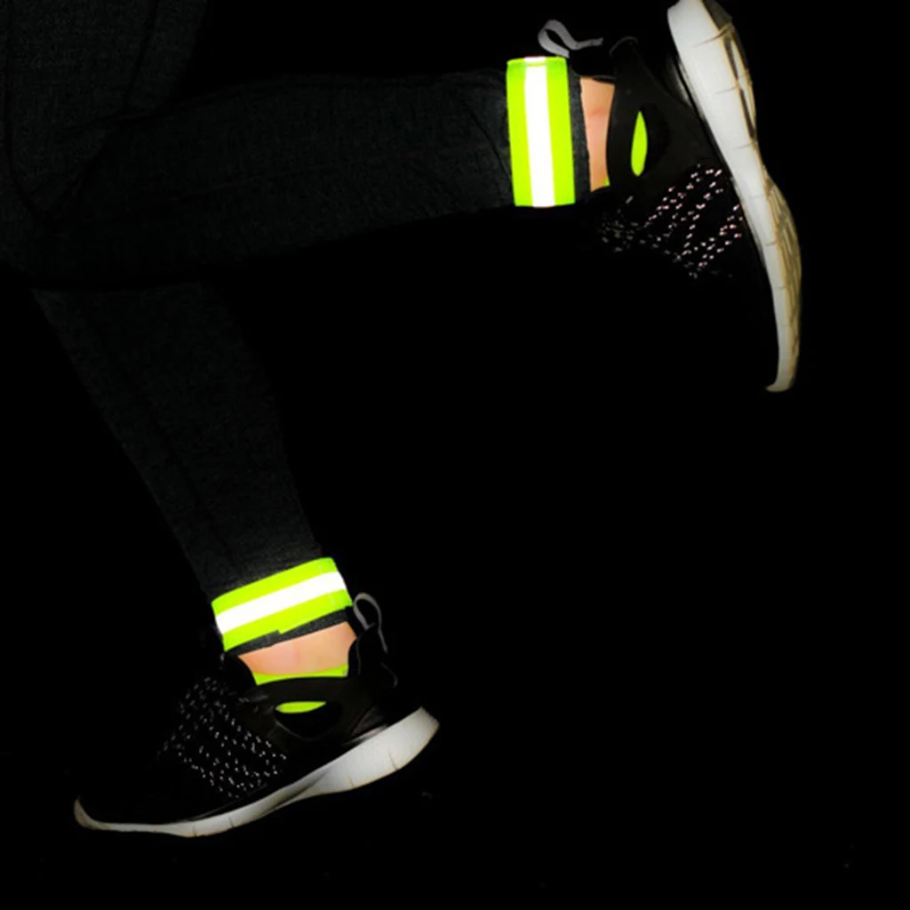 

High Visibility Men Women Wrist Band Reflective Arm Strap Elastic Arm Wrist Band for Climbing Hiking