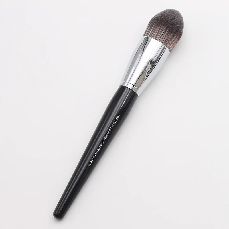 New Arrival Long Black Handle Tapered Brush Pro Domed Foundation 78