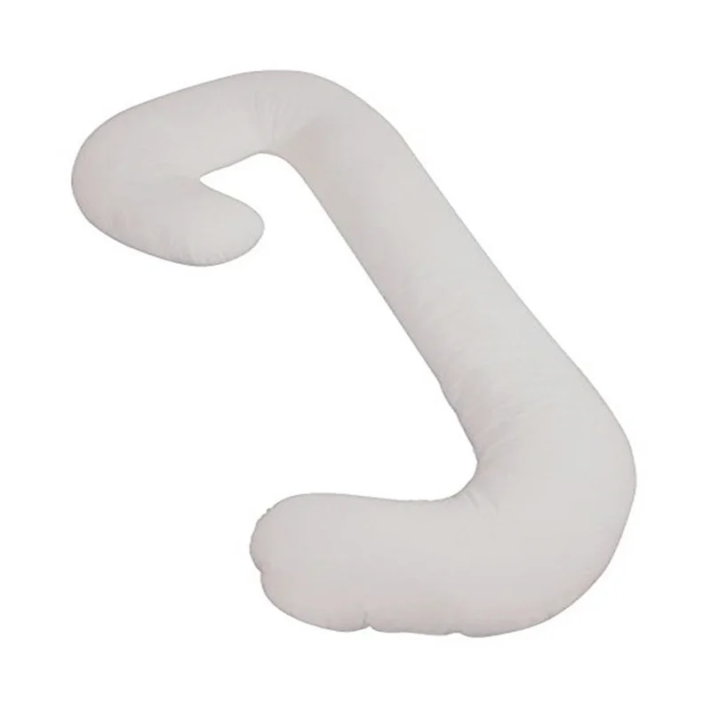 Хлопковая комфортная u-образная поддерживающая Подушка для беременных женщин, уютная боковая подушка для сна для беременных, подушка для всего тела