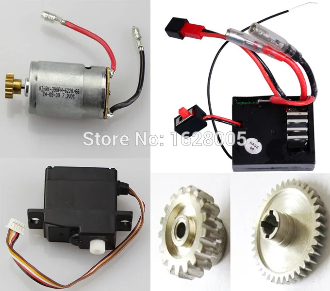 Запчасти Wltoys A949 A959 A969 A979 1/18 4WD для радиоуправляемых автомобилей редуктор мотор