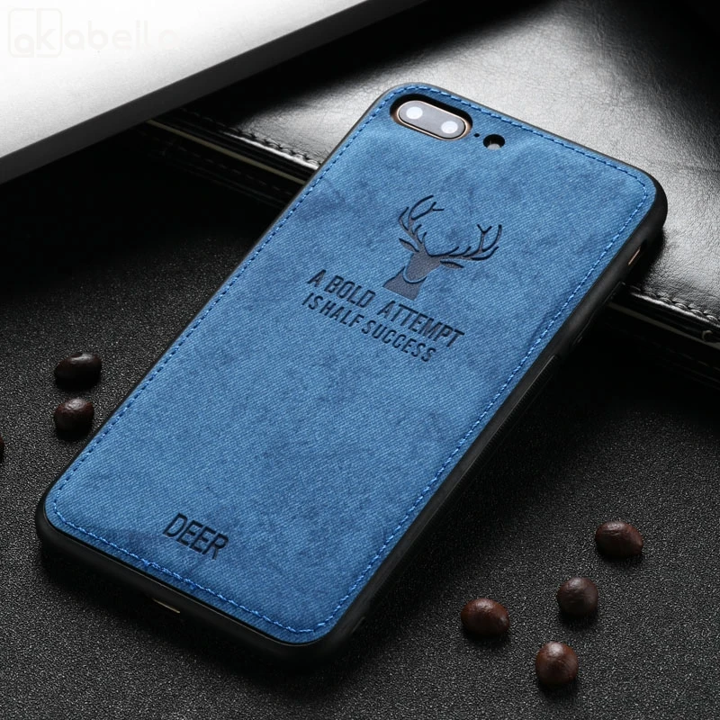 Phone Cases For IPhone XS Max Case Cloth Deer Soft Coque For IPhone XR XS X 7 8 9 6 6S Plus Case Cover For Iphone XR Bumper Bags