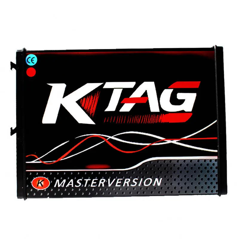 Онлайн EU Red OBD2 менеджер Тюнинг Комплект 4 светодиодный красный KTAG V7.020 без маркера K