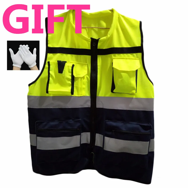 Traffic Safety Protective Clothing Safety Guards Green Vest Reflective Wholesale Safety