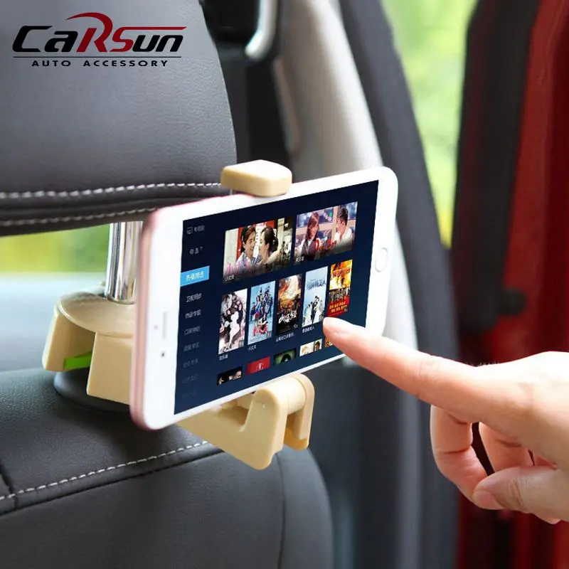 

1Pc 2 in 1 Plastic Car Hook Universal Phone Holder Seat Back Bag Hanger Seat Back Clips Auto Fastener Clip Headrest Accessories