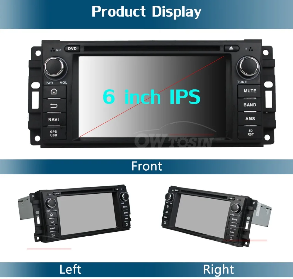 Excellent 6"IPS 8Core 4G+64G Android 9.0 Car DVD Radio GPS For Jeep 300C Wrangler Unlimited Compass Grand Cherokee Journey DSP CarPlay 13 Excellent 6"IPS 8Core 4G+64G Android 9.0 Car DVD Radio GPS For Jeep 300C Wrangler Unlimited Compass Grand Cherokee Journey DSP CarPlay 13