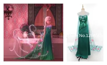 

Handmade Dress Princess Elsa Dress Fancy Summer Dress Adult Women Halloween Cosplay Costume Custom Made