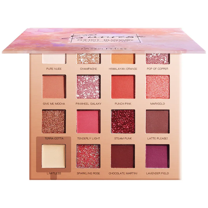 

16 Colors Matte Eyeshadow Palette Professional Waterproof Shimmer Glitter Eye Shadow Powder Pigment Cosmetic Natural Eyes Makeup