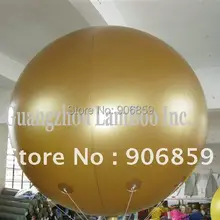 Горячая 2 метра Золотой воздушный Гелиевый шар для вашей рекламы, мероприятий, выставки, продвижение/хороший цвет