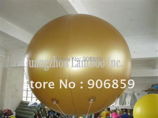 

FREE SHIPPING HOT 2 meters Golden Inflatable Helium Ballon for your advertisement,Events, Exhibition,Promotion/Nice Color