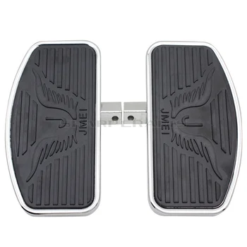 

2 Size Motorcycle Front Rider & Rear Passenger Footrests Floorboards Footboards For Honda Steed VLX 400 600 VLX400 VLX600 VT600