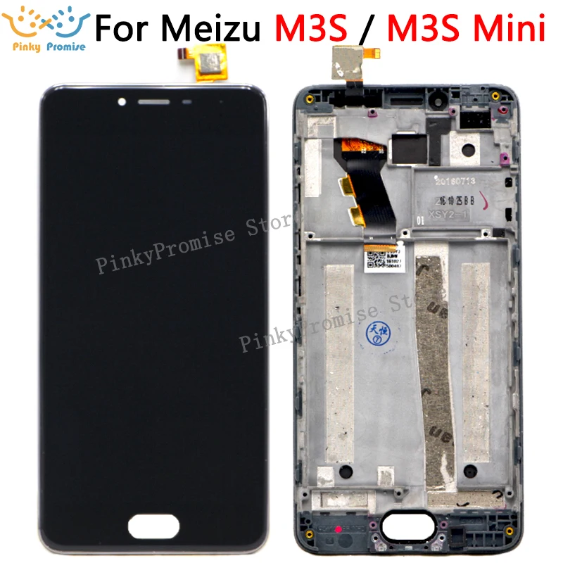 ЖК экран с дигитайзером для MEIZU M3S черный белый сменный 5 0 дюйма|Экраны мобильных
