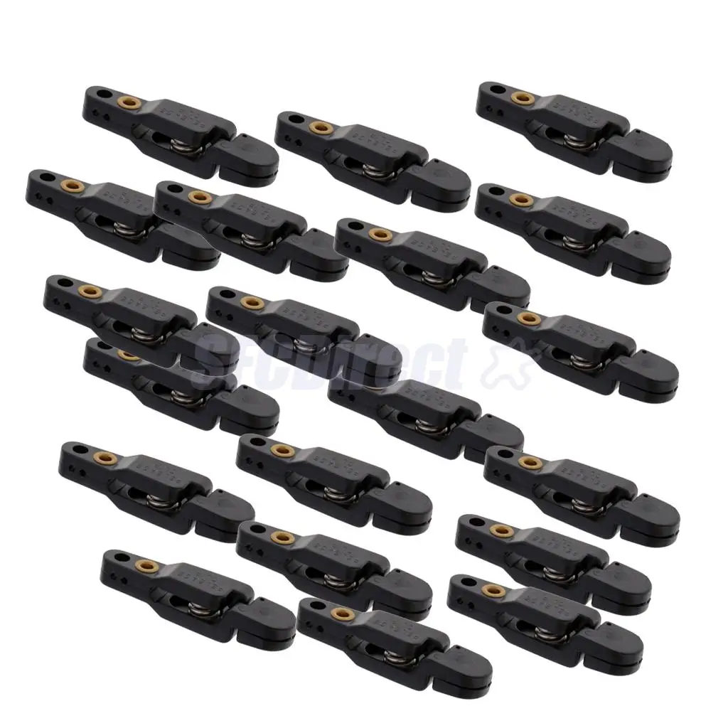 20Pcs Padded Heavy Tension Snap Release Clip Outrigger Downrigger Release Clips for Weight, Planer Board, Kite Offshore