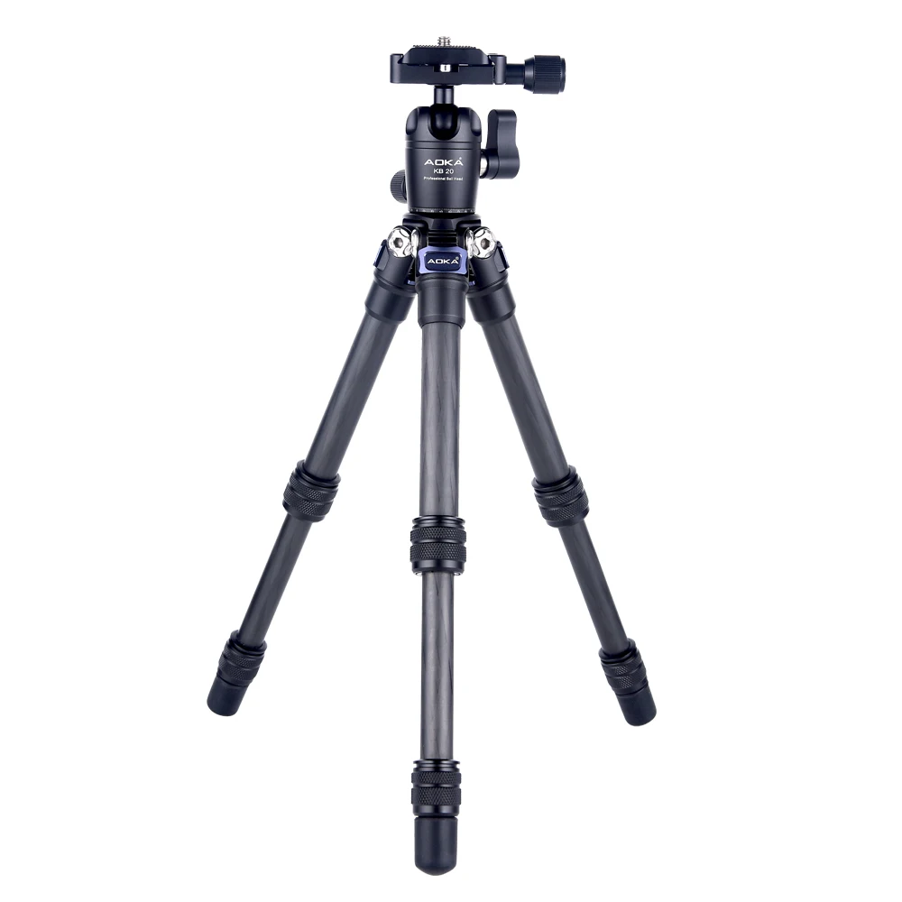  AOKA CMP163C 496g max loading 3kgs lightweight table mobile DSLR carbon fiber mini tripod for camer