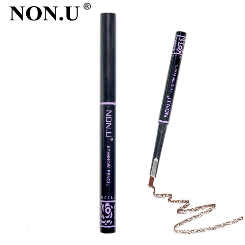 NON.U Brand New Makeup Automatic Eyebrow Pencil Waterproog Long-lasting Eye Brow Pencil Beauty Make Up Cosmetics Eyebrows