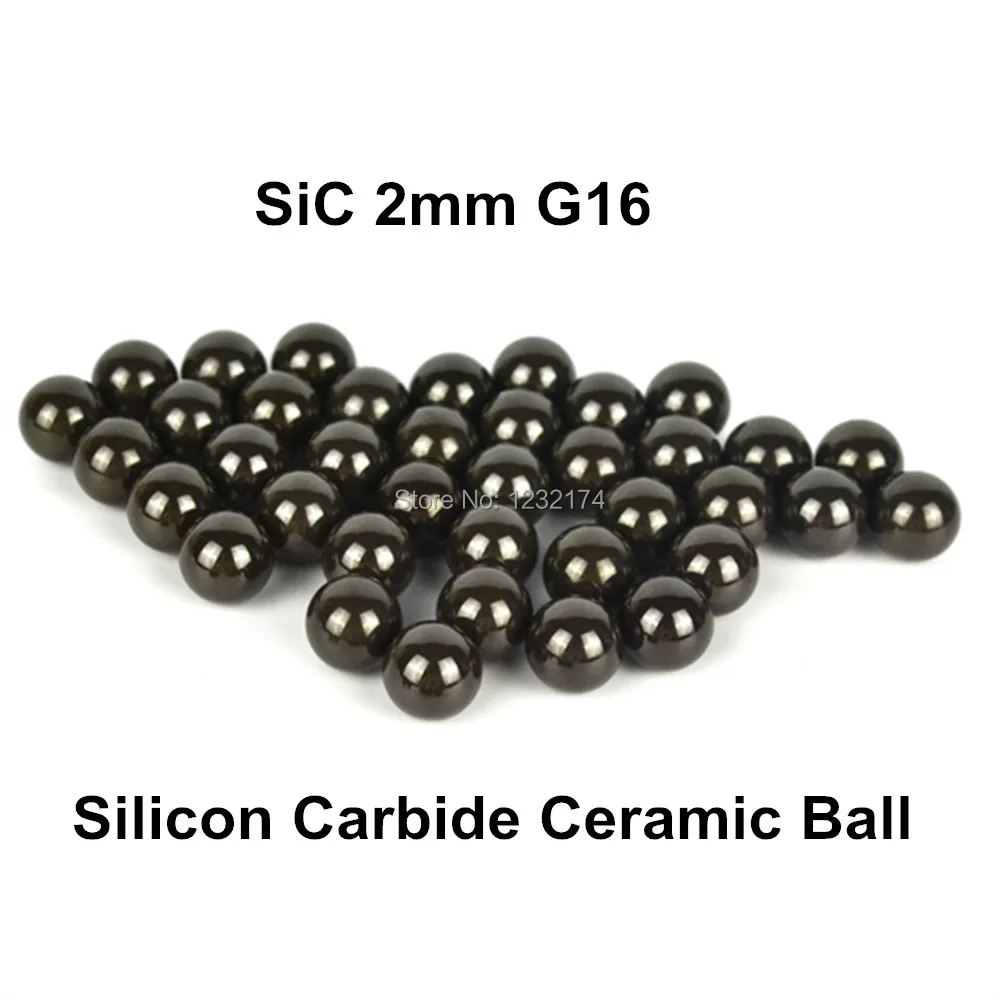 Silicon Carbide G5 Precision Ball - Diameter: 10mm 2 PC Ochoos SIC Ceramic Balls 6.35 6.747 7.144 7.938 8.731 9.525 10 Silicon Carbide G5 Precision Ball - Diameter: 10mm 2 PC Ochoos SIC Ceramic Balls 6.35 6.747 7.144 7.938 8.731 9.525 10