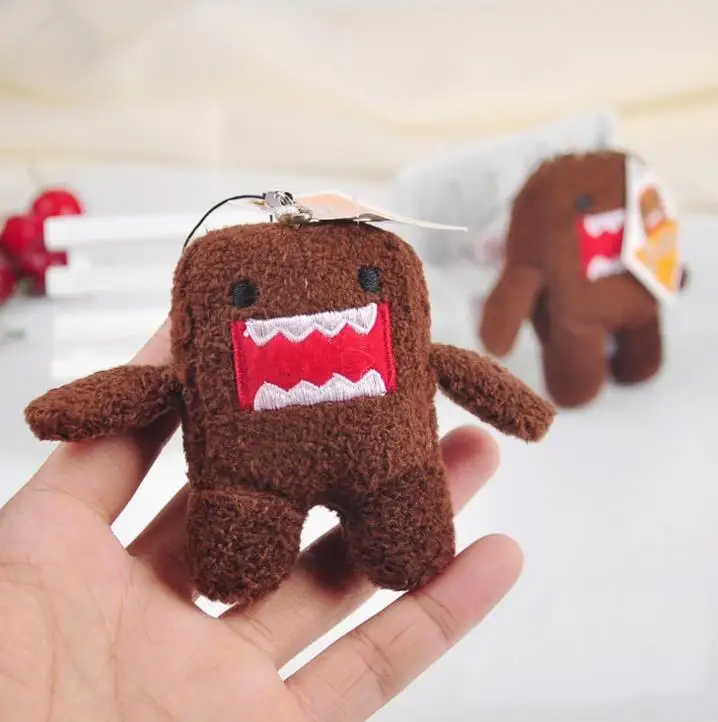 1 шт. Kawaii 8,5 см Domokun плюшевая игрушка забавная Domo-kun Мягкая кукла детская Новинка креативный подарок Domo Kun мягкие игрушки для детей