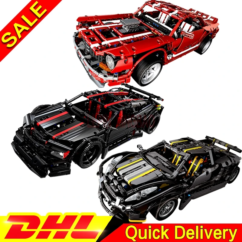 XingBao 07001 2014 Muscle Car 07002 Balisong small Super car 07003 Assassin X19 Blocks Bricks lepinings Toys Model Clone LP | Игрушки и