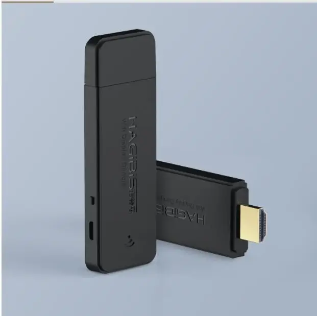 xiaomi youpin HDMI беспроводной с тем же экраном HABH19012.4G+ 5G такая же частота в то же время 1080P HD Smart - Цвет: Черный