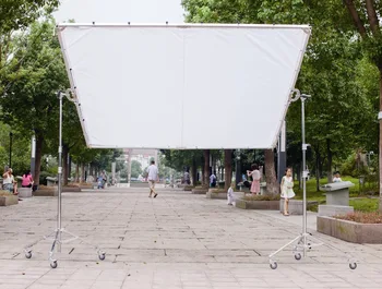 

2.4x2.4m 8'x8' 8x8 Butterfly Frame Foldable Kit + diffusion White Silk + Bag