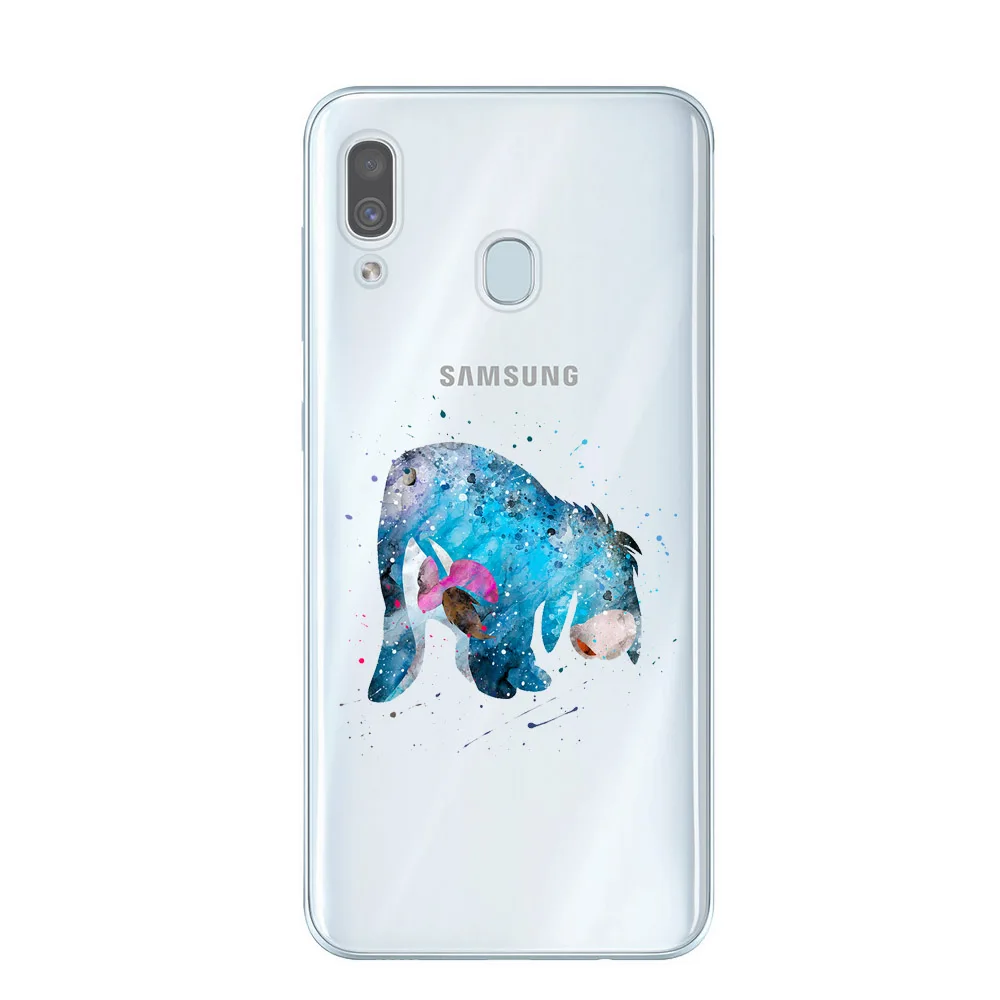 Белоснежка Динь колокольчик Ститч силиконовый чехол для телефона samsung Galaxy A50 A505 A10 A20 A30 A40 A70 Чехол Мягкий ТПУ