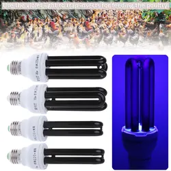 Ям 220 В E27 15/20/30/40 Вт УФ Ультрафиолетовые люминесцентные Blacklight CFL лампочки энергосбережения