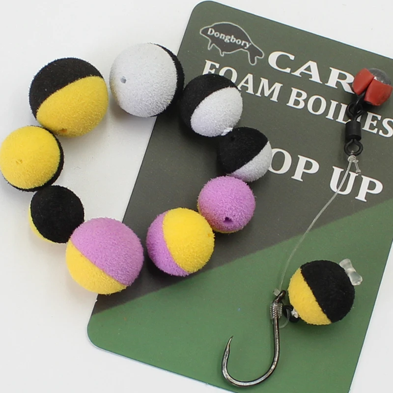 

12/14PCS Pop Ups Carp Fishing Bait Boilies 10mm-14mm Floating Ball Beads Feeder Artificial Carp Baits Lure Hair Rig