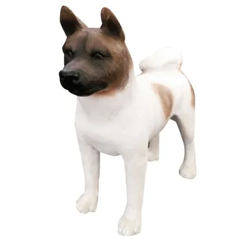 

Miniature Fairy Resin Dogs Japanese Akita Boy Girls Gift