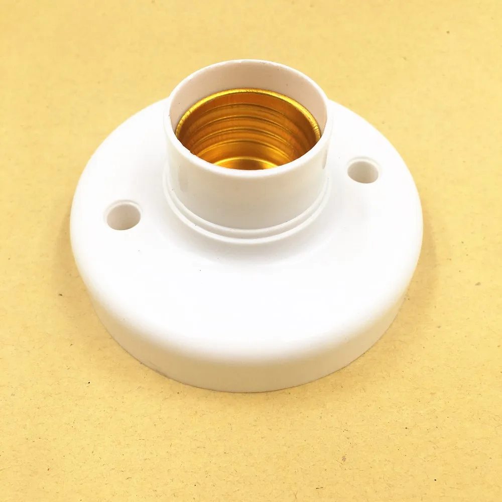 10pcs E27 Bulb Standard Screwin Socket Ac250v 6a E27 Socket Plastic