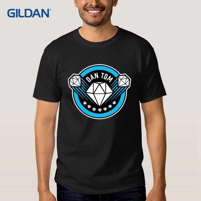Dan TDM Shirt Printing 2018 Men T Shirt Clothing Gents Shirts With