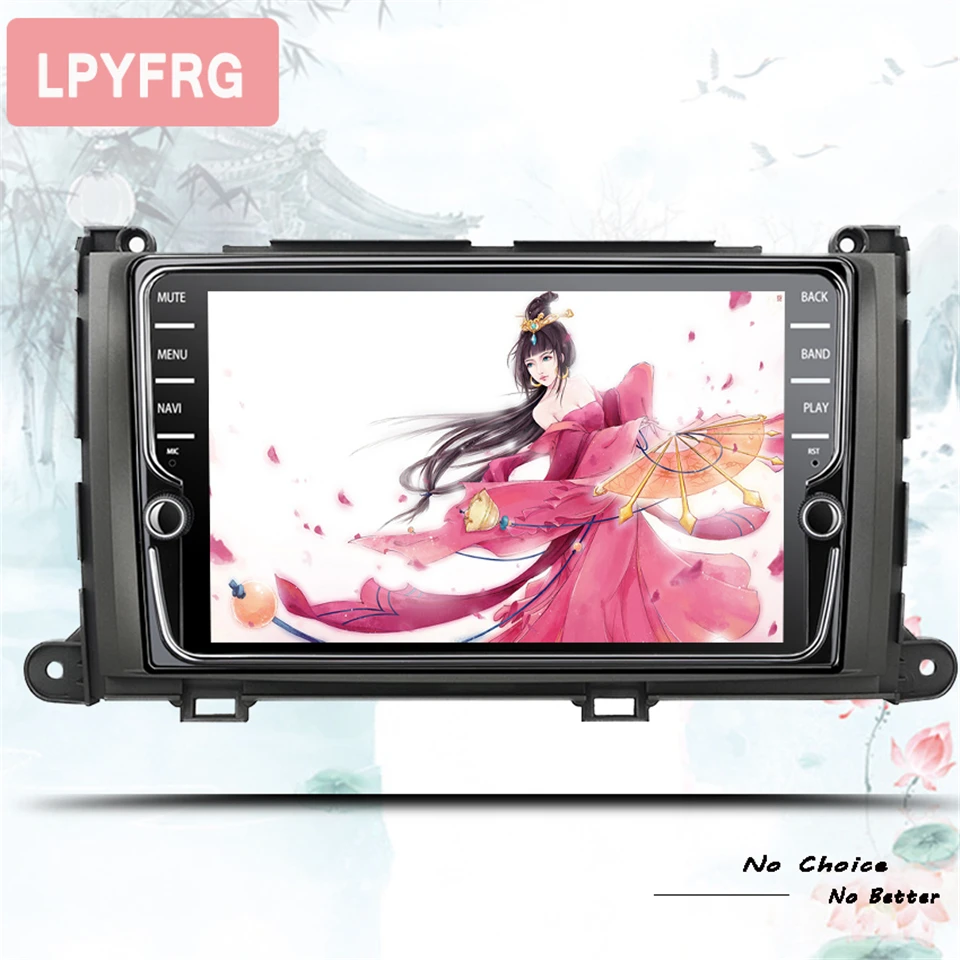 

4G+64GB 8 inch headunit car PC Octa Core Android 9.1 DVD GPS Navigation for TOYOTA Sienna 2011 2012 2013 4G LTE Car Play