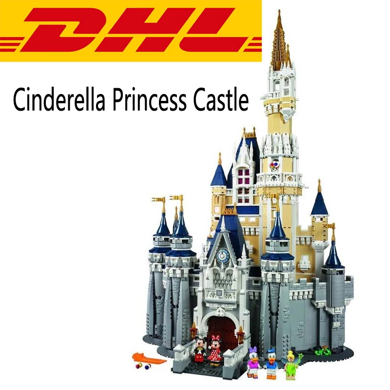 

2017 New LEPIN 16008 4080Pcs Cinderella Princess Castle Model Building Kits Blocks Bricks Compatible Toys For Children Gift 7784