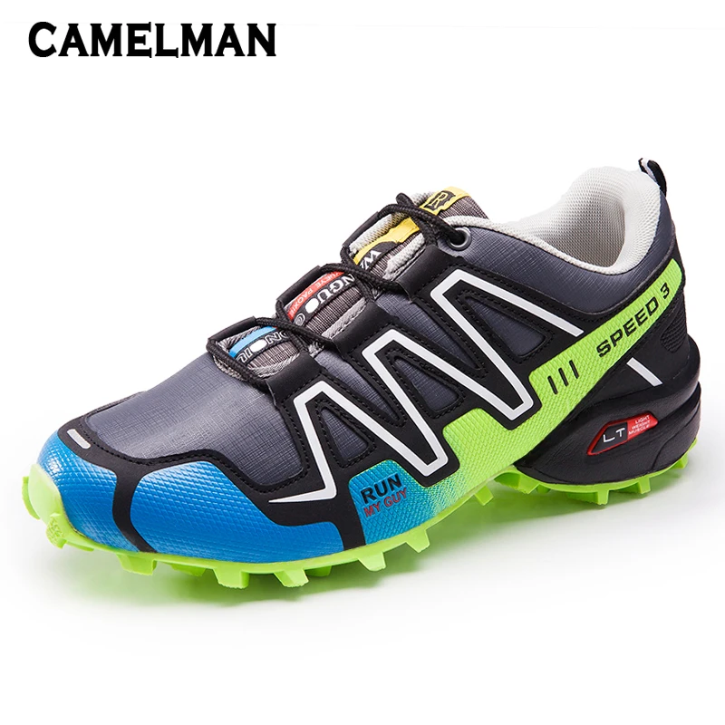 

2018 Four Seasons Hiking Shoes for Man Adults Outdoor Footwear Male Sneakers Breathable Trekking Mountain Sports Climbing Shoes
