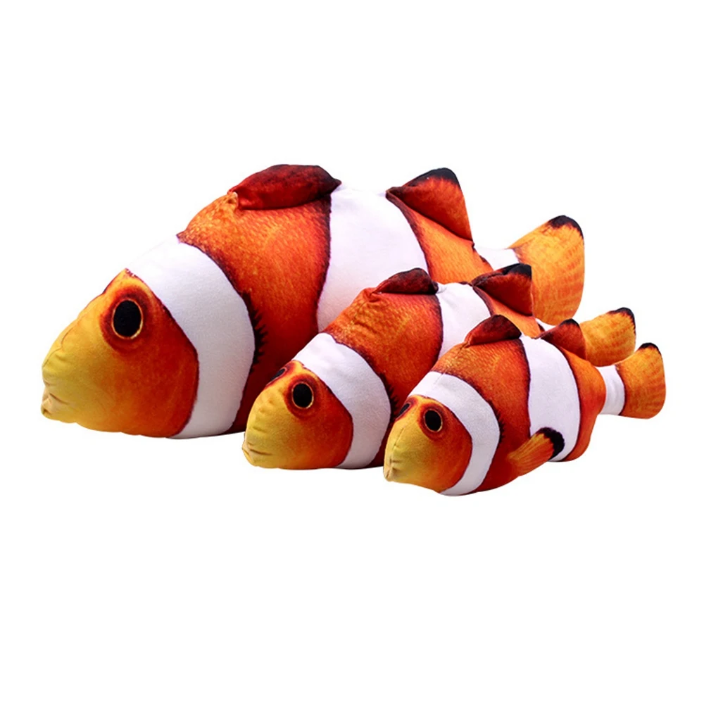 

40cm 60cm Cat Mint Fish Toy Stuffed Toys for Cats Kitten Fish Cushion Catnip Toy Cat Chewing Scratch Tool Pet Toys Pet Products