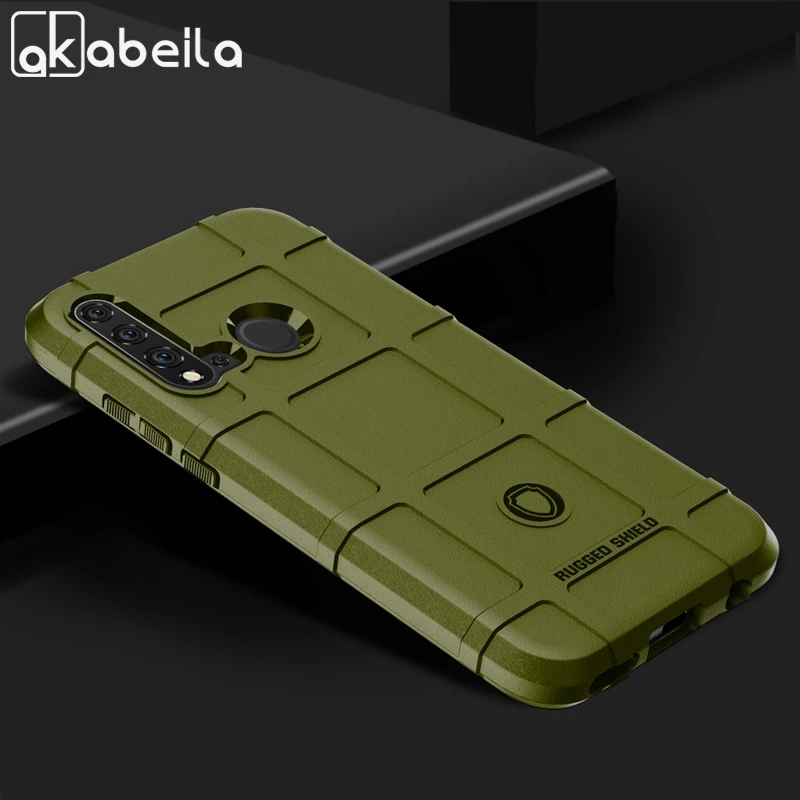 

For Huawei Honor 20 Pro Case Heavy Rugged TPU+PC Armor Shockproof Kick Stand Cover For Huawei Nova 5 5i P20 Lite 2019 Cases Bags