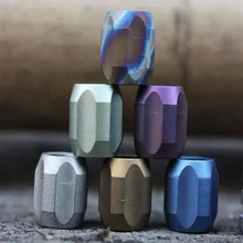 Colorful Series Titanium Alloy Knife Beads A Pendant Outdoor Pendant Phone Pure Titanium Camping Gear Survival EDC Multi Tools
