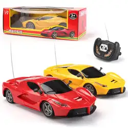 Hobbylan 1 шт. 1:24 2 канала дистанционного управления спортивный автомобиль игрушка Дети Электрический RC автомобиль игрушки случайного цвета
