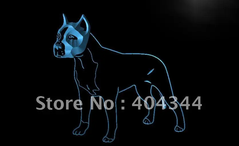 

LK261- American Staff Dog Pet LED Neon Light Sign