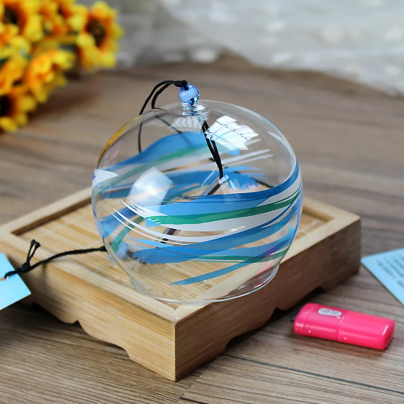 Японский стеклянный колокольчик ветра Япония Эдо fengling Светлячок ветер колокольчики ручной работы творческие подарки