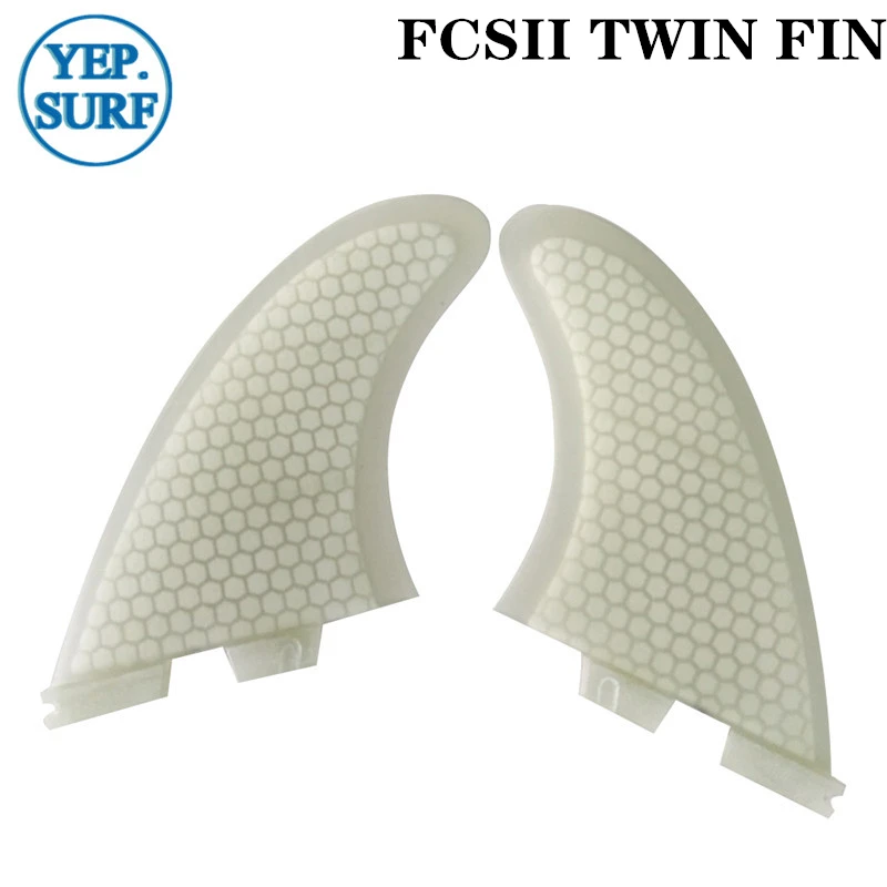 

Surfboard FCS2 Fins TWIN FIN FCS2 Fin Set Sell Surf White Color