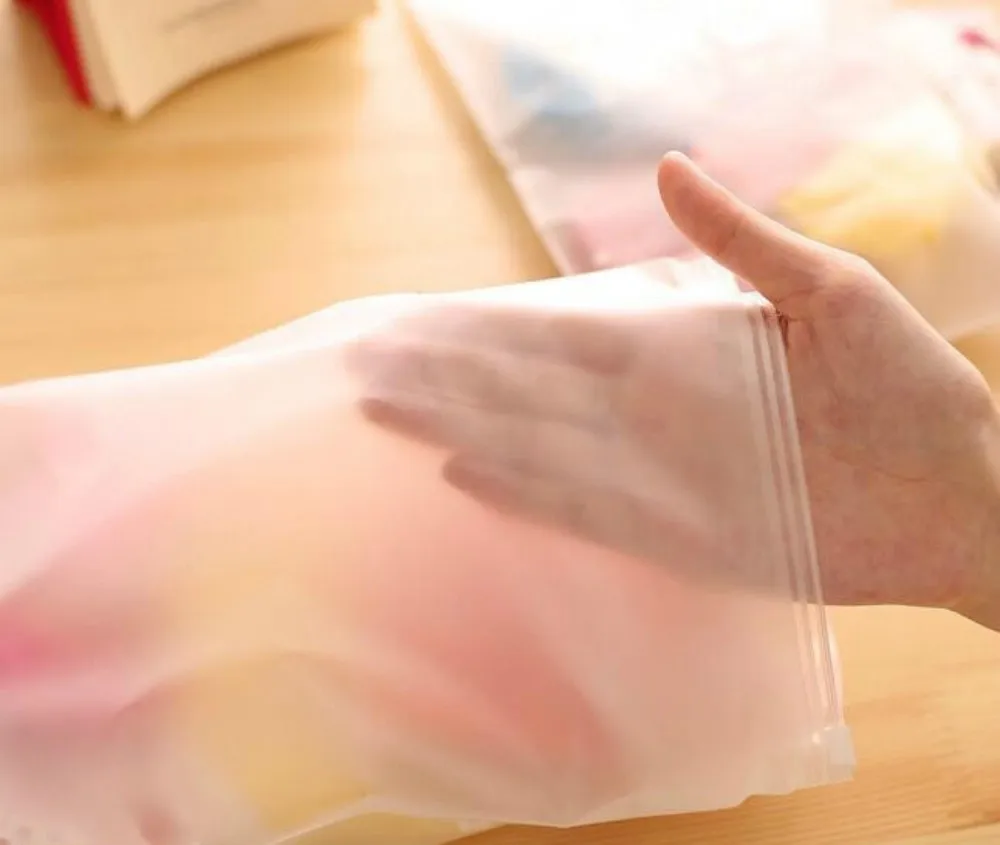 المحمولة سفر مجموعة مستحضرات التجميل الملابس الملابس الداخلية حقيبة بلاستيكية شفافة حقيبة التخزين الذاتي مختومة سستة المحمولة سفر مجموعة مستحضرات التجميل الملابس الملابس الداخلية حقيبة بلاستيكية شفافة حقيبة التخزين الذاتي مختومة سستة