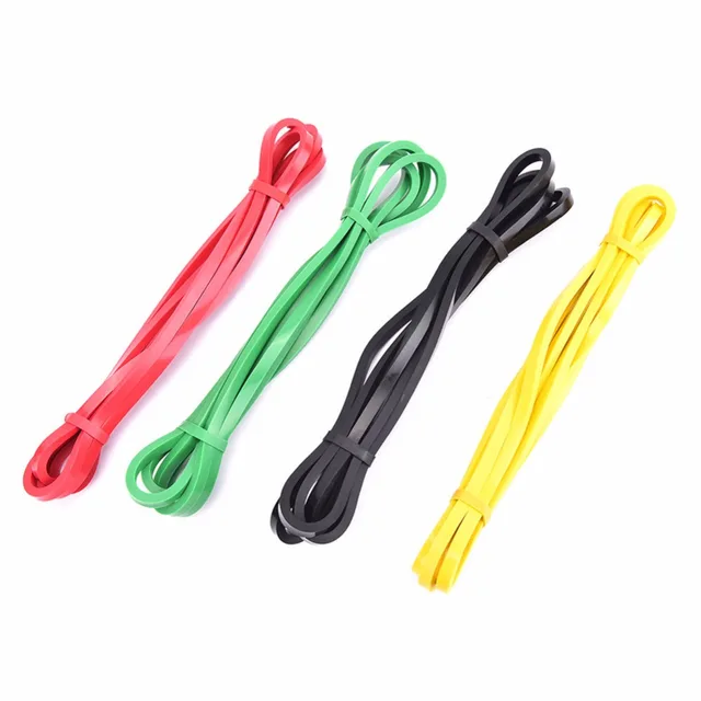 208*0.45*0.64cm Elastic Bands Fitness Resistance Latex Band Body Powerlifting Power Pull Up Workout Pilates Equipment 4
