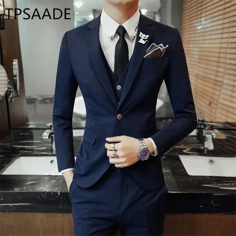 Pure-Color-Men-Suit-Jacket-with-Pants-and-Vest-Slim-Design-Men-Dress-3-Piece-Set (4)