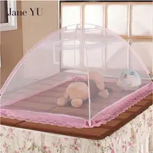 JaneYU 90*140cm Portable Baby Crib Mosquito Net Tent Multi-Function Cradle Bed Infant Foldable Mosquito Netting for chindren bed child mosquito net cover baby bed foldable support tent canopy for kid crib infant adjustable lovely encryption mosquito netting