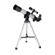 Вводный астрономический телескоп F40400 обновленная версия с объективом звездного поиска HD высокой мощности одиночные линзы конический серебряный цвет