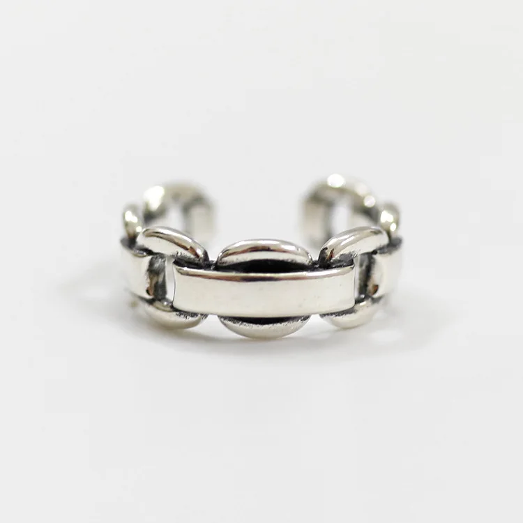 Стерлингового серебра 925 кольца для женщин ювелирные изделия, старинные цепи кольцо Анелло femme подарок Мода Обручальное кольцо bijoux joyas